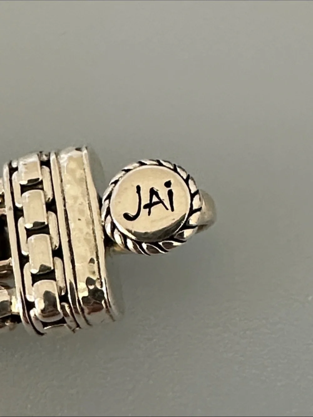 JAI 925 Sterling Silver Multi-Row Box Chain Bracelet - Silver